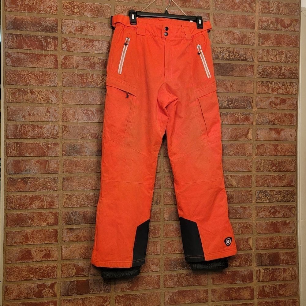 Killtec level 3 ski snowboard pants orange size 14